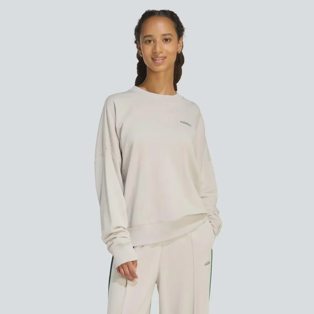Blusão Moletom Feminino CP CRW Adidas — imagem 1