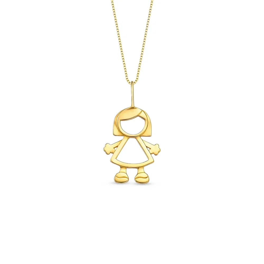Pingente Mãe em Ouro Amarelo 18k, 11mm — imagem 1