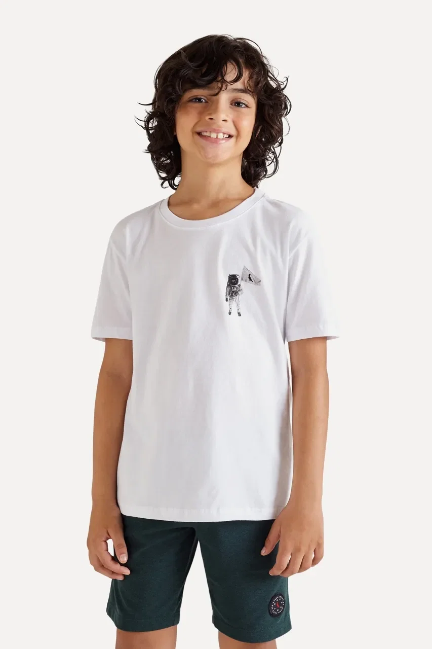 Camiseta Pf Estampada Mini Moon