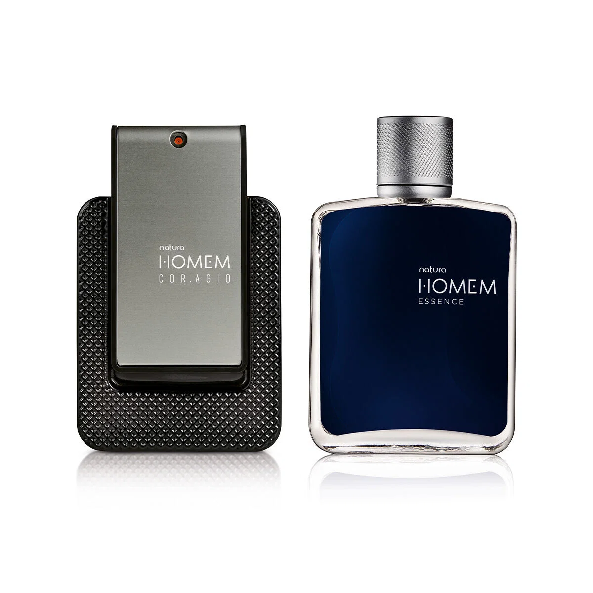 Kit Natura Homem Deos Colônias Essence e Cor.agio 2 produtos de 100 ml