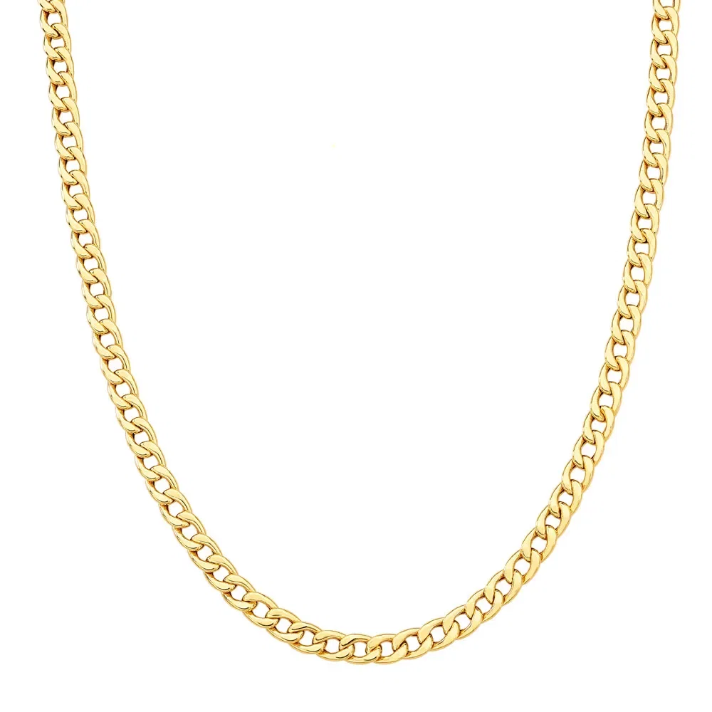 Corrente Groumet em Ouro Amarelo 18k, 45cm — imagem 1