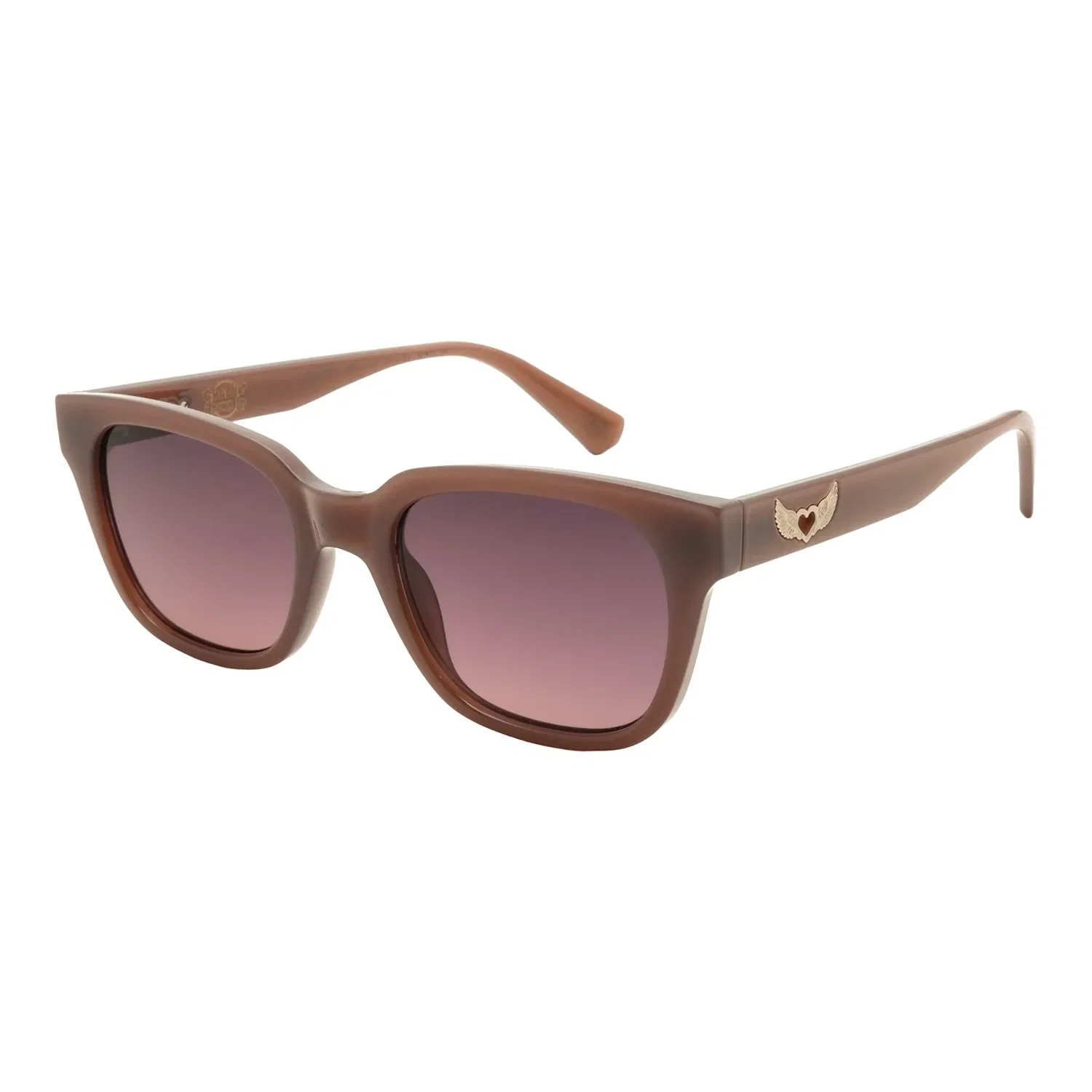 Óculos de Sol Feminino Charlie Brown Jr Quadrado Rose — imagem 1