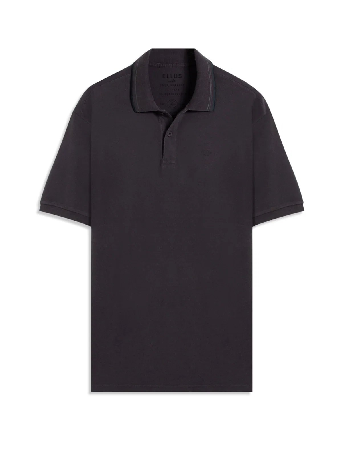 Polo Piquet Washed Ellus Plumbo