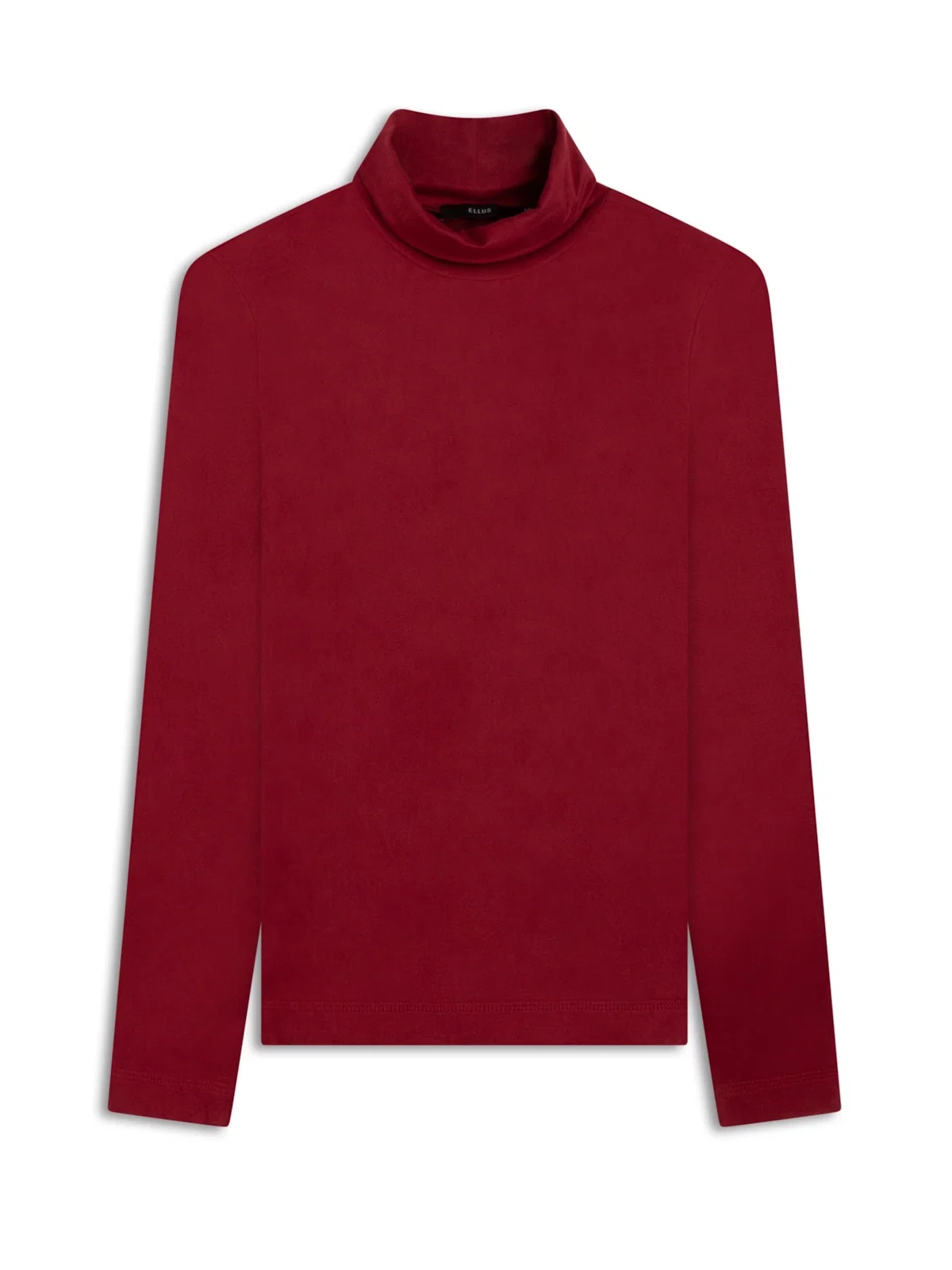 Jersey Leather Colar High Vinho
