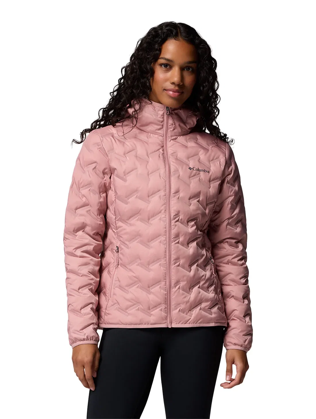 Jaqueta Down Columbia Feminina Delta Ridge™ II com Capuz — imagem 1