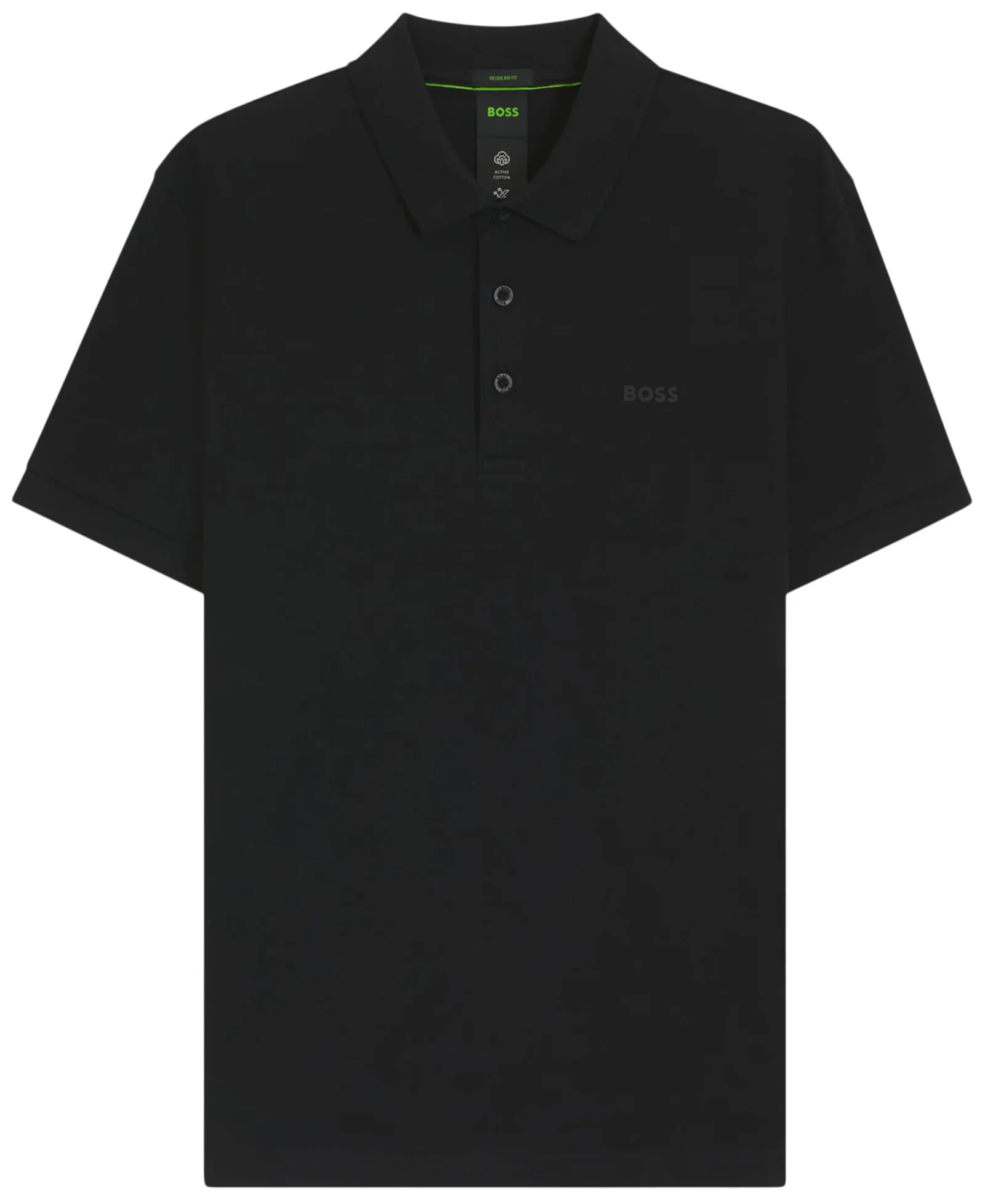Polo De Algodão Com Mapeamento De Corpo Jacquard