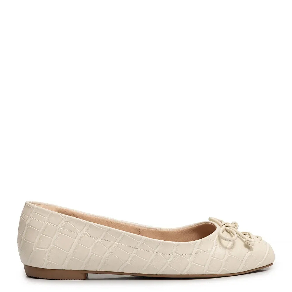 Sapatilha Off White Croco Amarração — imagem 1