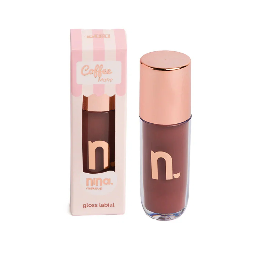 Gloss Labial Nina Makeup Coffee Make Latte