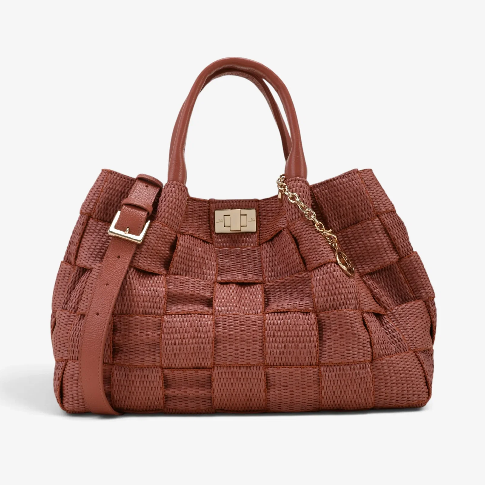 Bolsa Tote Rosa Sertão Ráfia