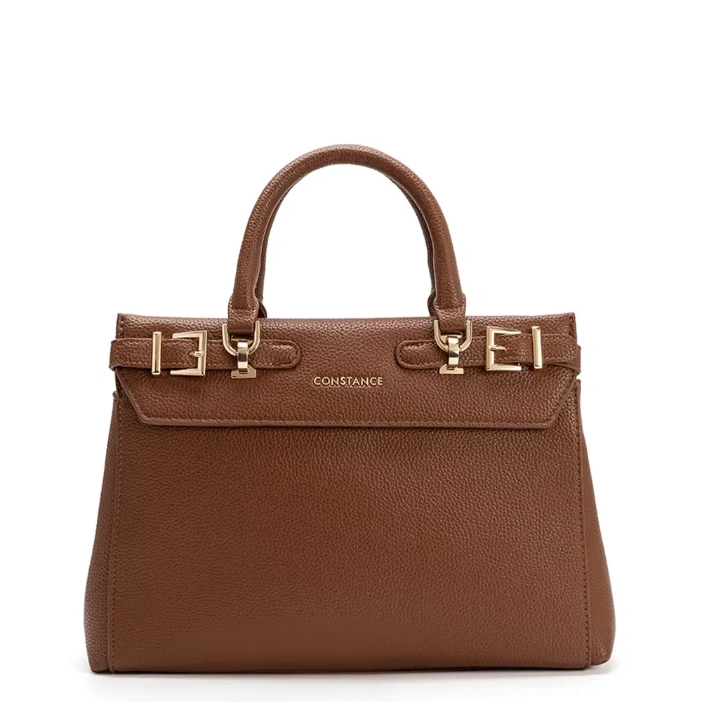 Bolsa Tote Fivelas Marrom