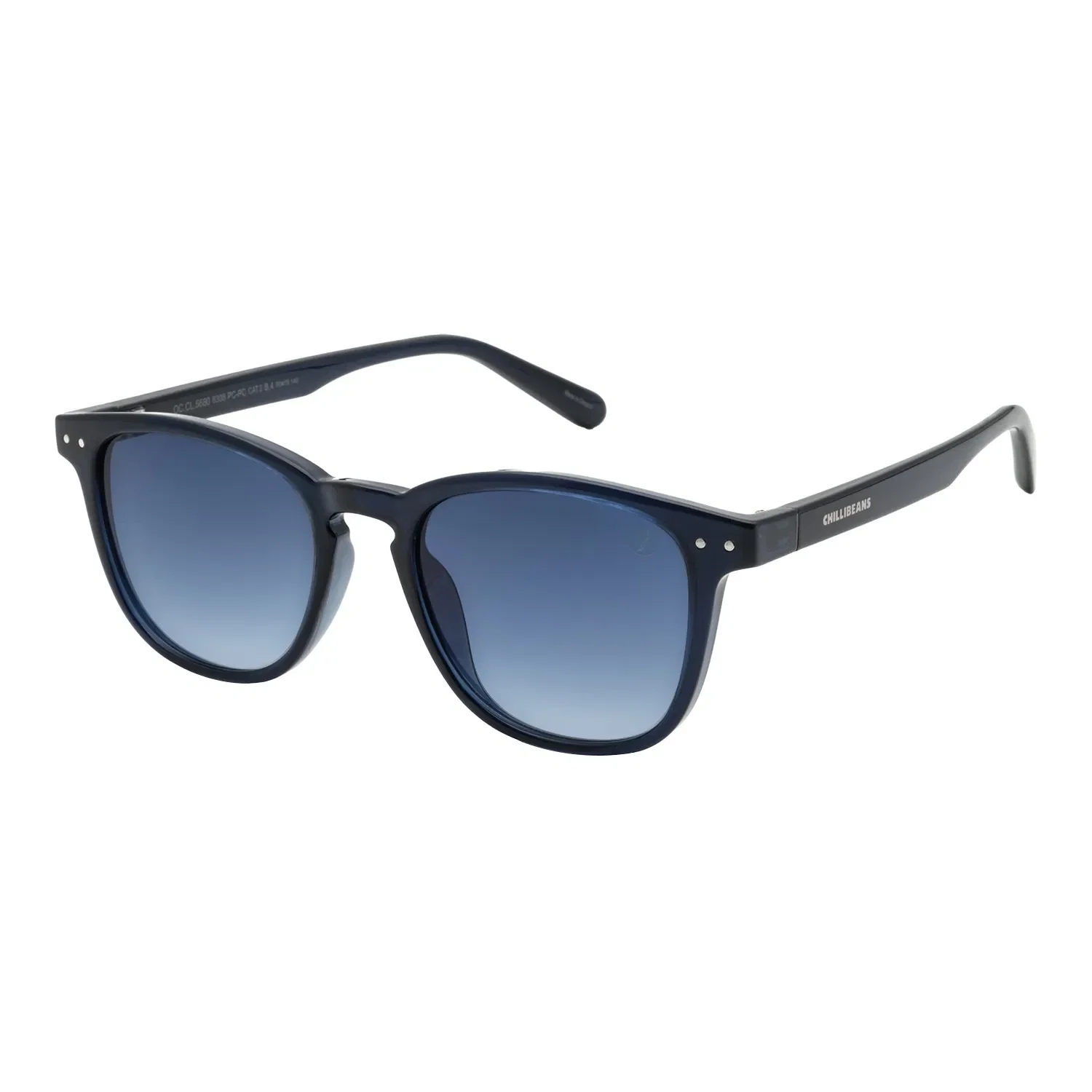 Óculos de Sol Masculino Chilli Beans Bossa Nova Degradê Azul — imagem 1
