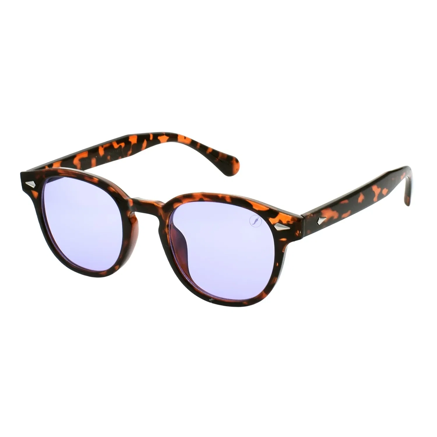 Óculos de Sol Unissex Chilli Beans Trend Redondo Roxo-Tartaruga