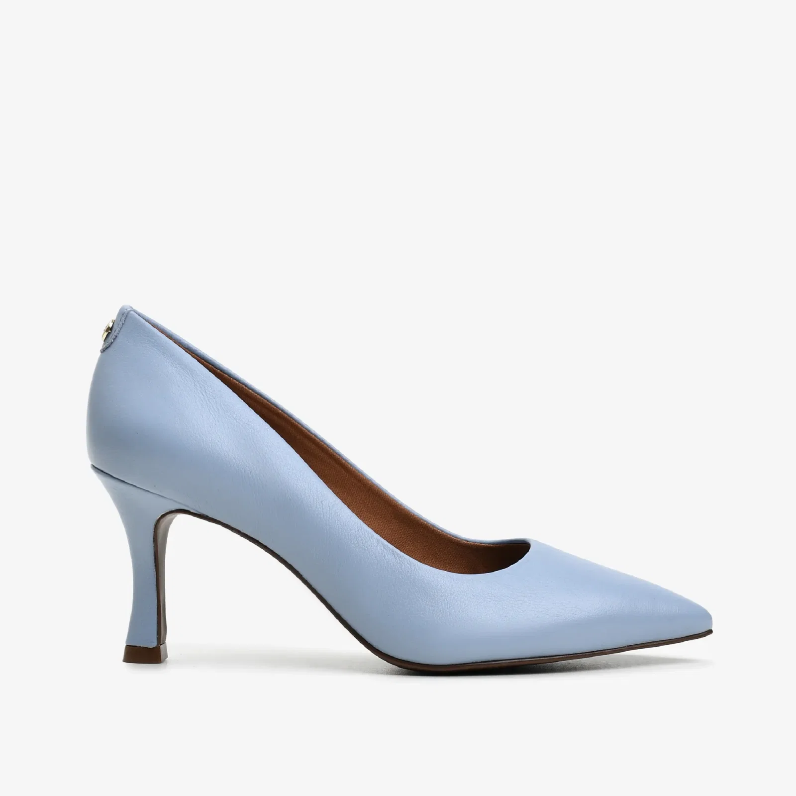 Scarpin Azul Oceano Couro