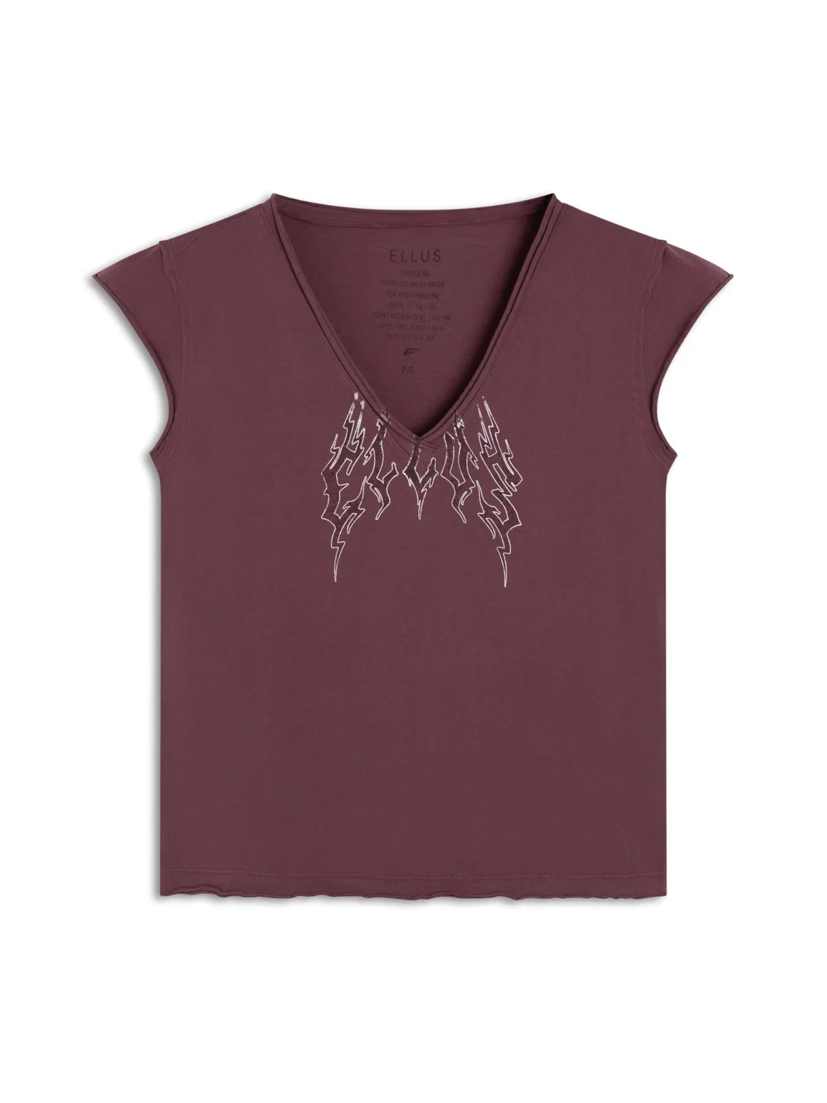 Blusas Ellus Thunder Dark Wine