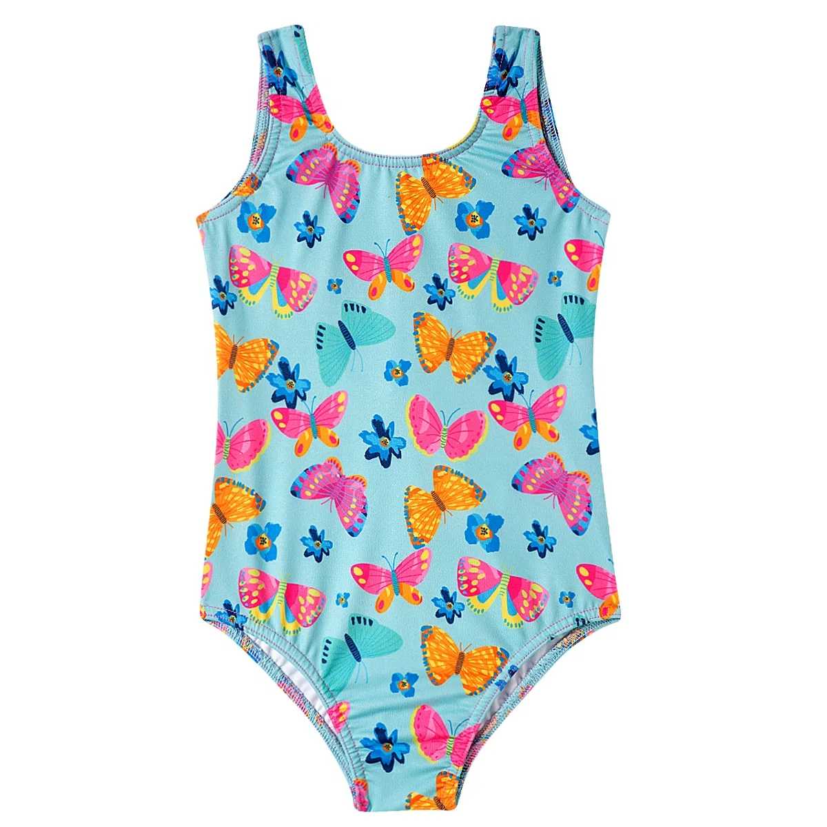 Maiô Praia Toddler Butterfly Lycra Proteção Uv 50+ Tip Top