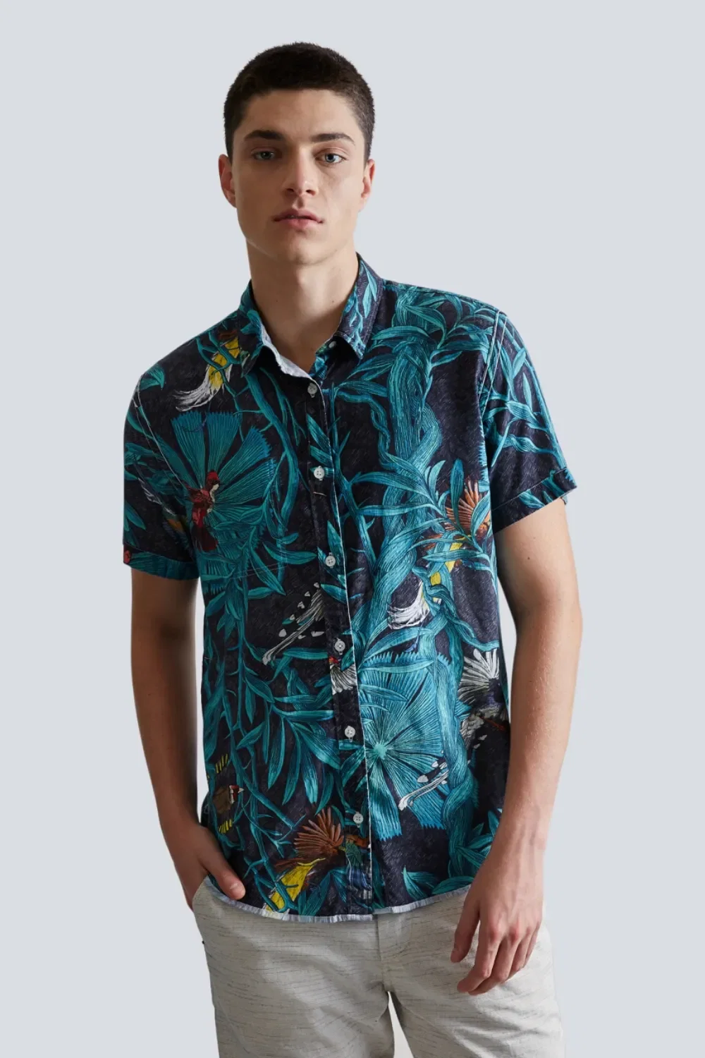 Camisa Regular Dupla Face Manga Curta Paraíso RESERVA — imagem 1