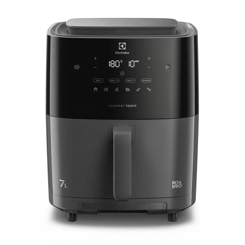 Air Fryer Electrolux por Rita Lobo 7L Digital Cinza Expert c/ Vapor e Autolimpeza 1700W (EAF180) — imagem 1