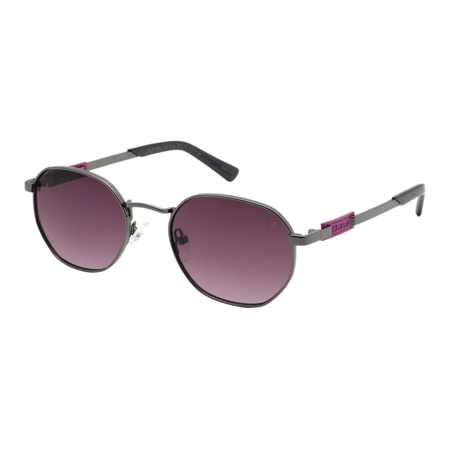Óculos de Sol Unissex Chilli Beans Baw Metal Redondo Roxo