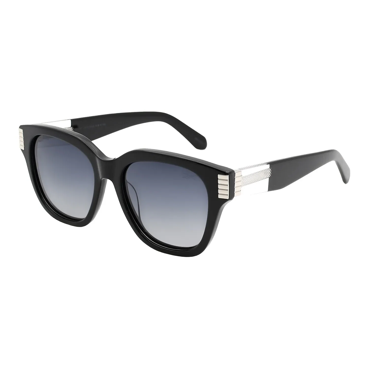 Óculos de Sol Feminino Reebok Quadrado Polarizado Degradê Preto — imagem 1