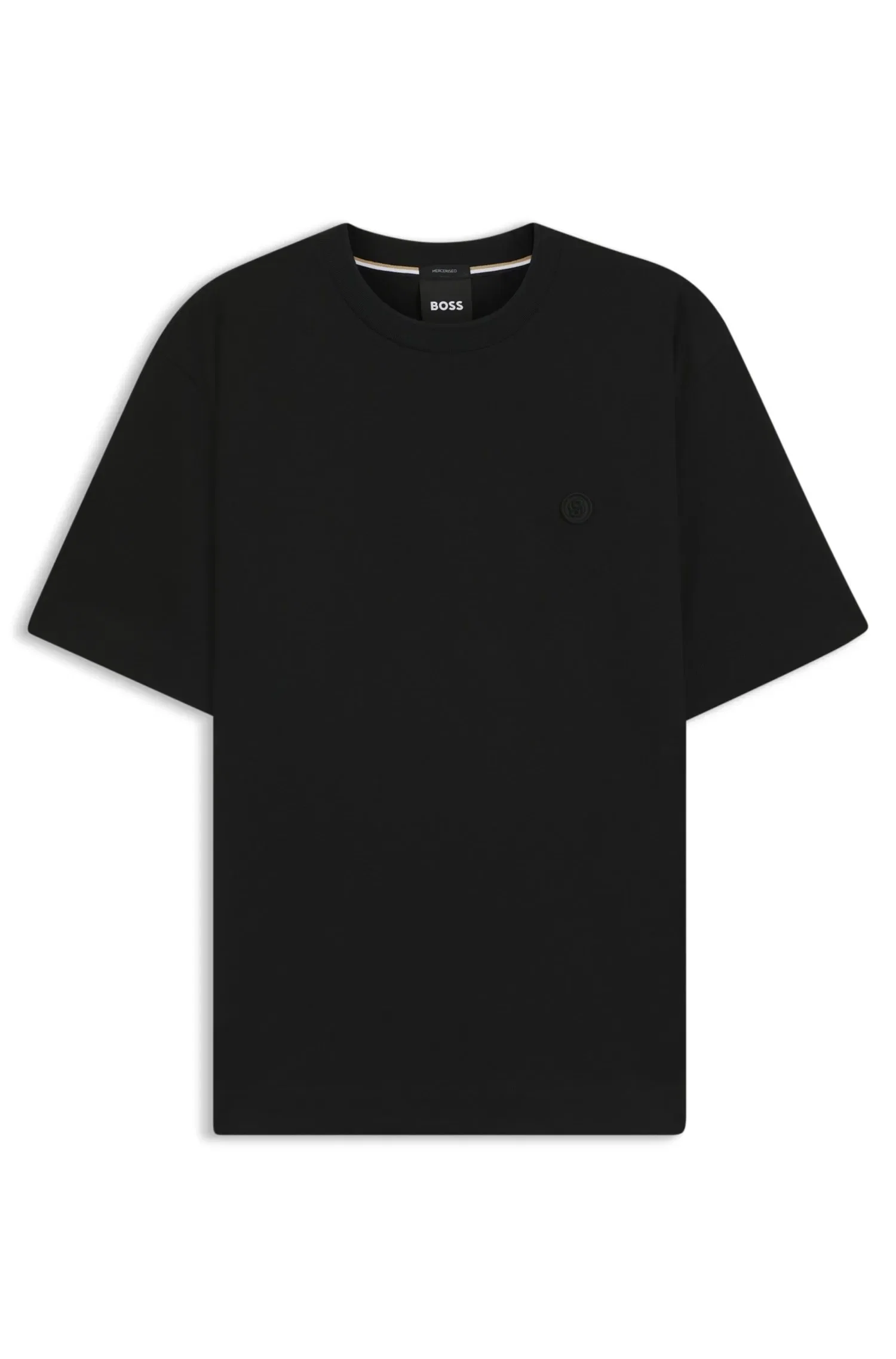 Camiseta De Algodão Mercerizado Com Monograma Double B — imagem 1