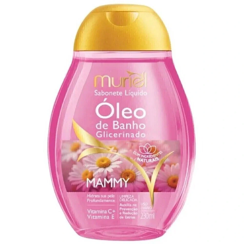 Óleo De Banho Glicerinado Muriel Mammy 230ml