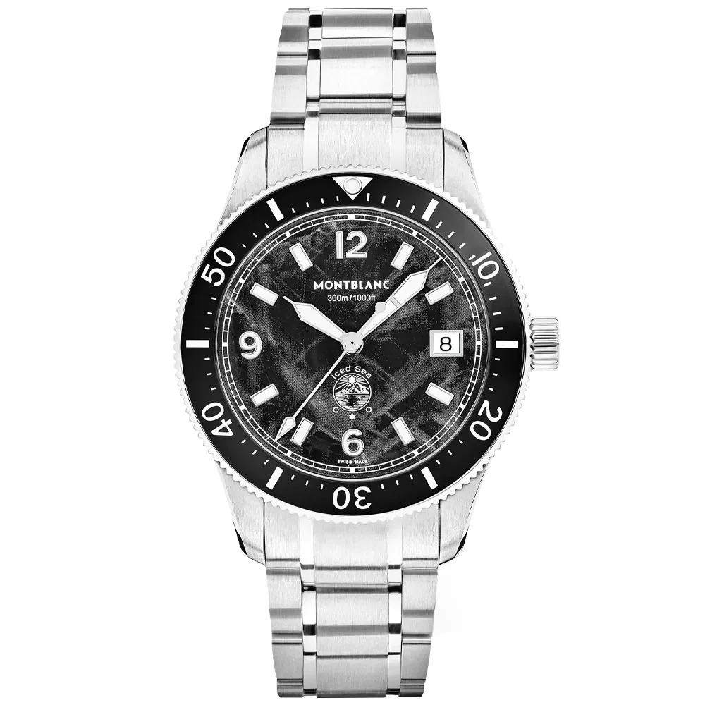 Relógio Montblanc Iced Sea Automático Masculino em Aço Prateado 136765 — imagem 1