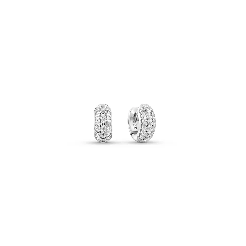 Brinco Baby Lumiere em Ouro Branco 18k com Diamantes, 0.20ct