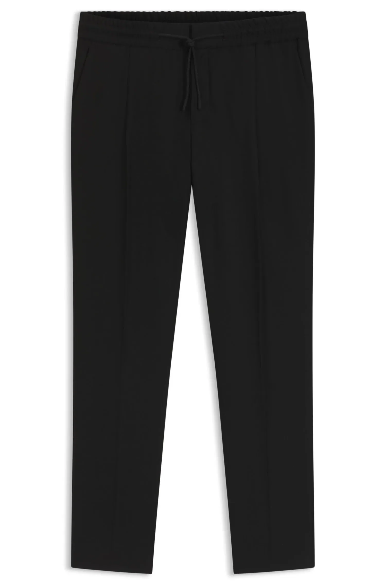 Calça Slim Fit Em Sarja De Mistura De Lã — imagem 1