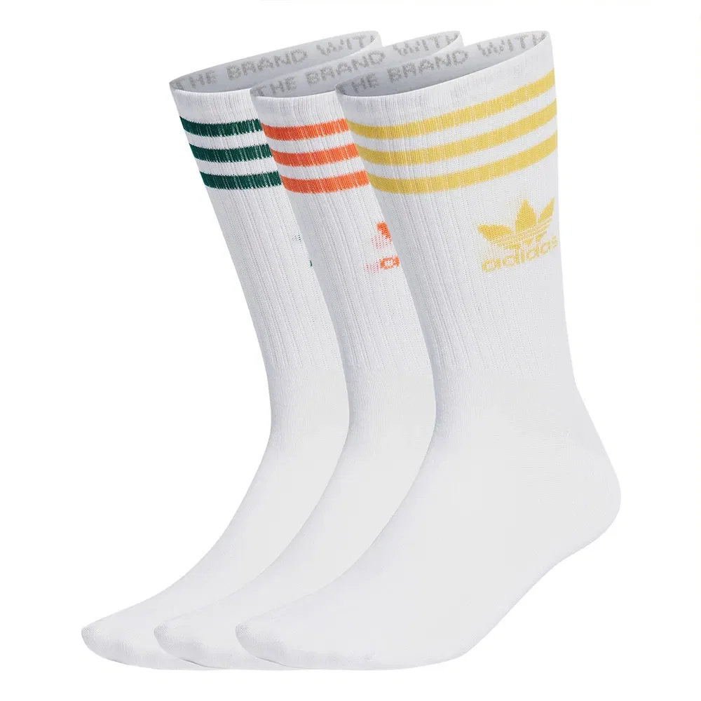 Meia Adidas Crew Sock 3Str Unissex