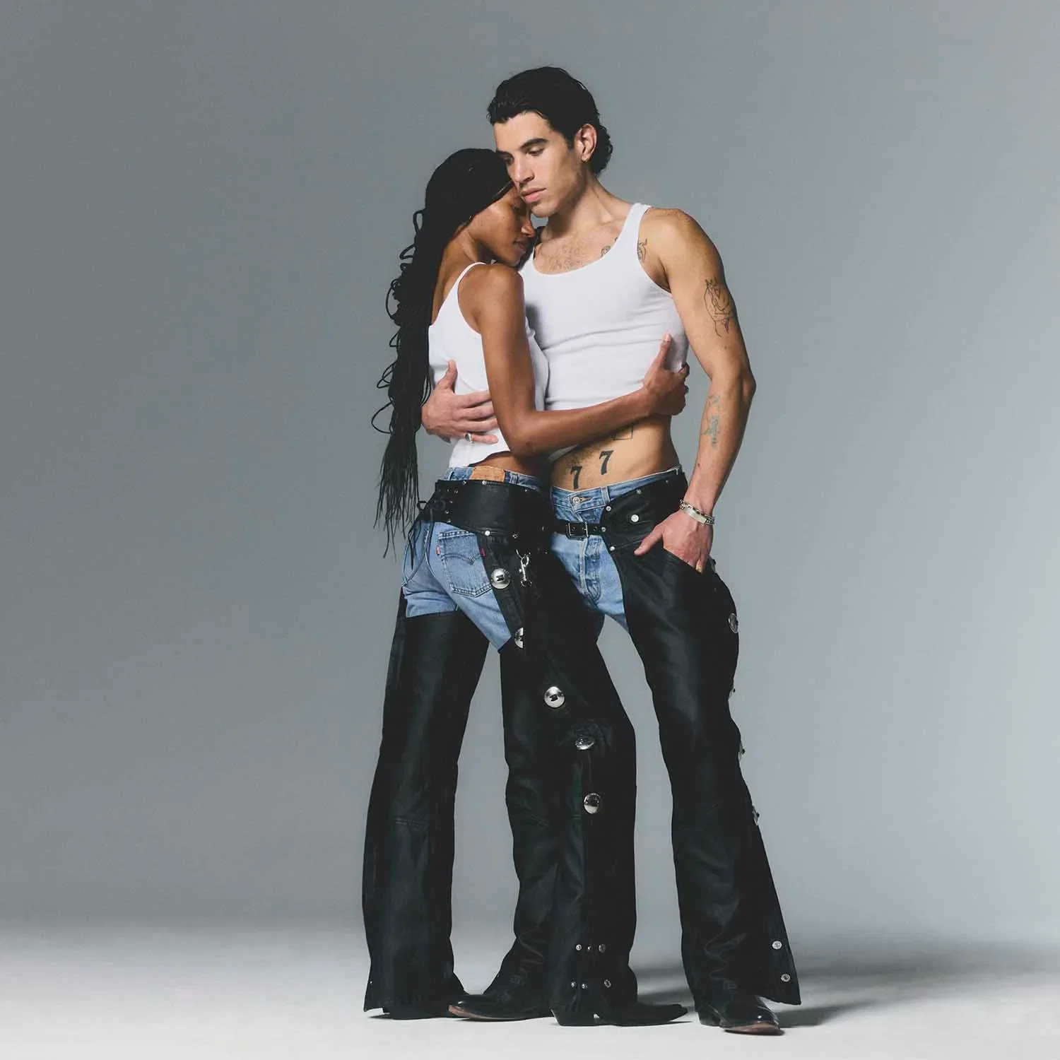 Calça Levi's® Pride Night Rider Preta — imagem 1