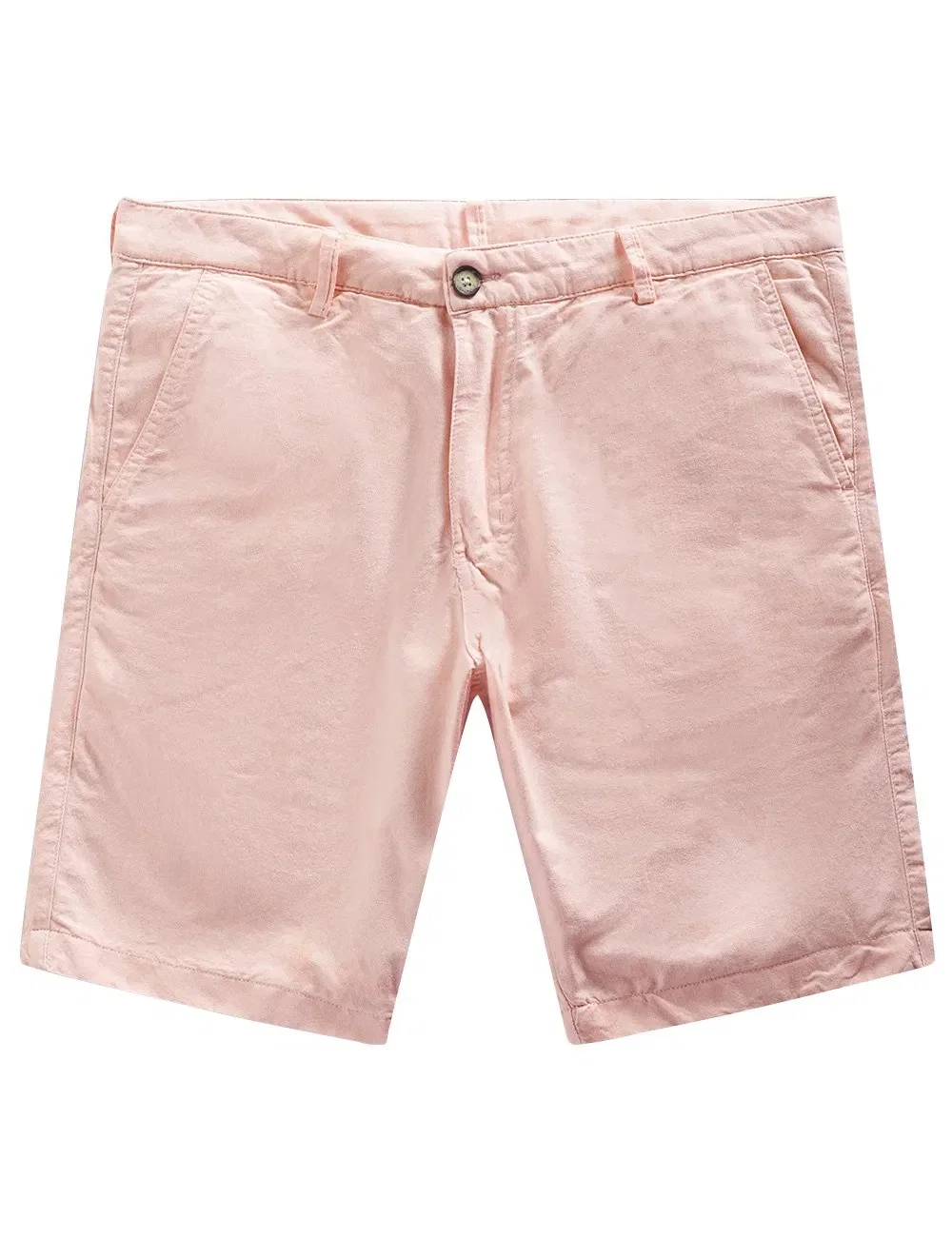 Bermuda Reserva Masculina Eco Viscose Lisa Rosa Claro