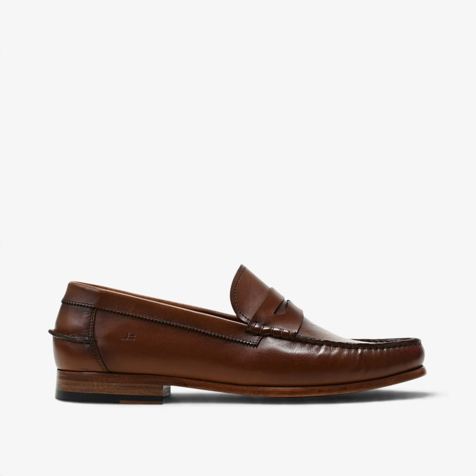 Sapato Social Masculino Caramelo Damasco Couro