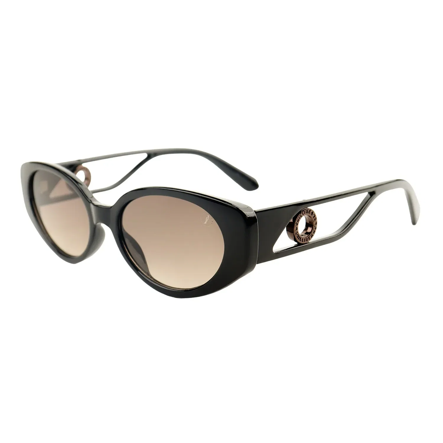 Óculos de Sol Feminino Marilyn Monroe Redondo Preto — imagem 1