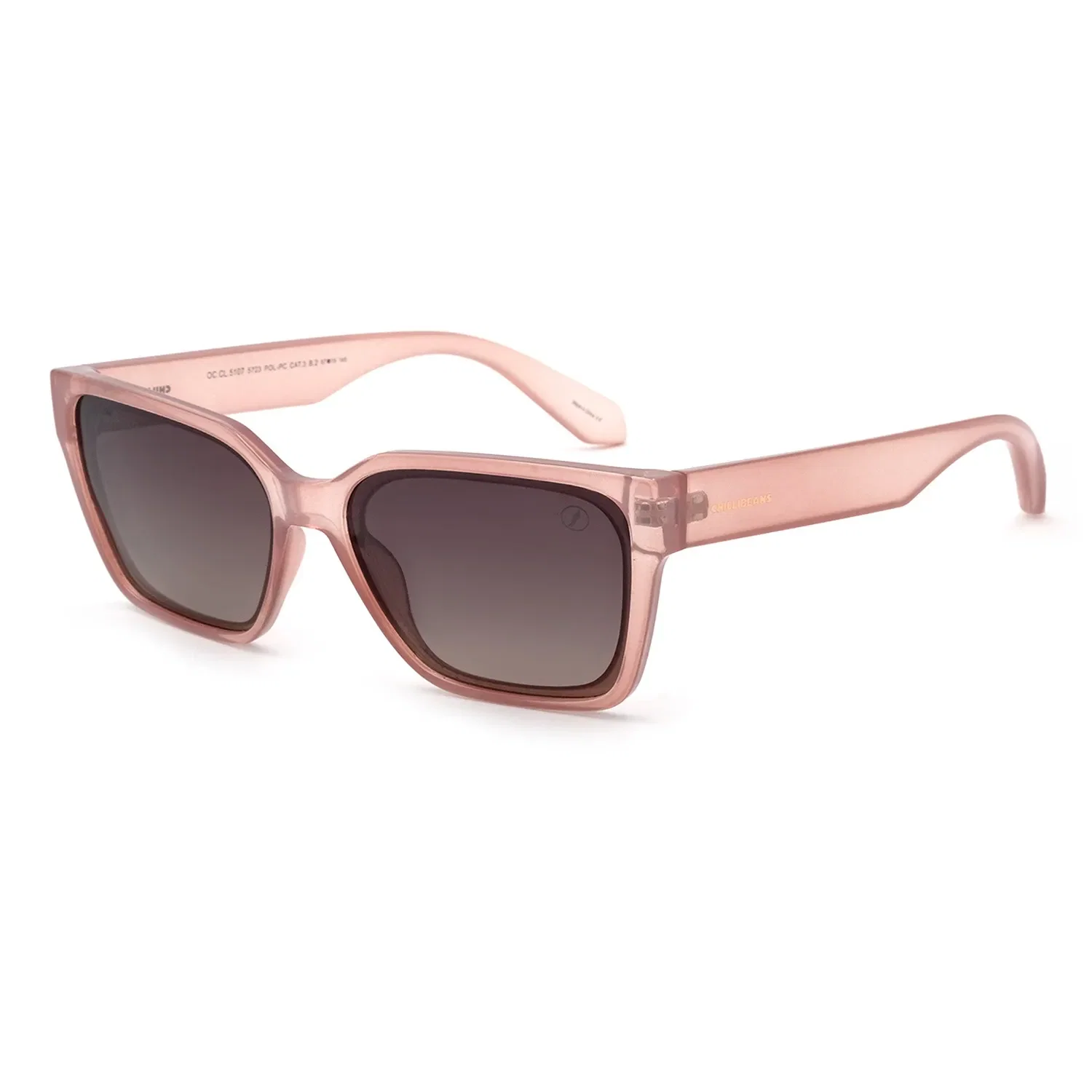 Óculos de Sol Feminino Chilli Beans Cat Polarizado Degradê Bege — imagem 1