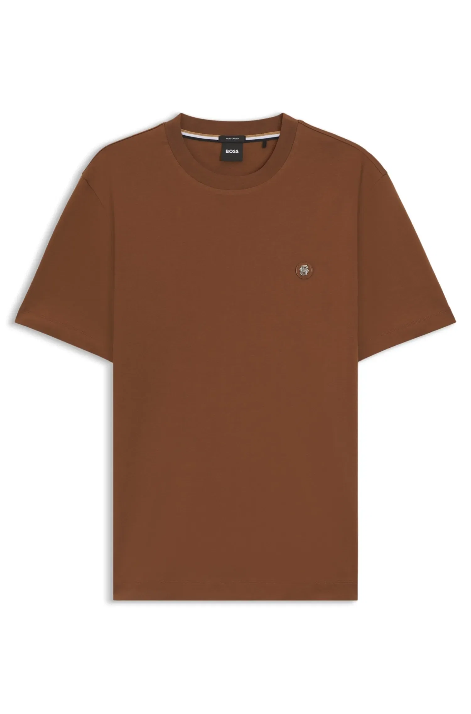 Camiseta Regular Fit Em Algodão Com O Monograma Double B — imagem 1