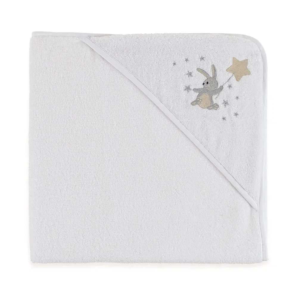 Toalha de banho Baby 100% Algodão Luna Branco