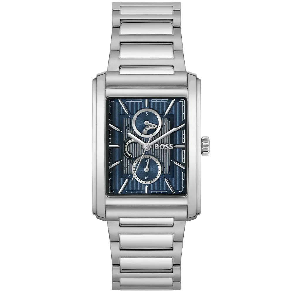 Relógio Boss Principle Dress Multi Masculino em Aço Prateado 1514318