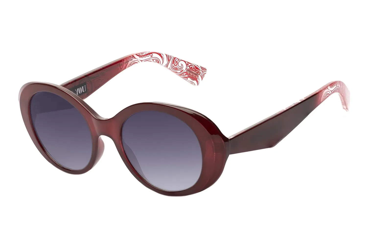 Óculos de Sol Feminino Rolling Stones Tattoo You Vermelho — imagem 1