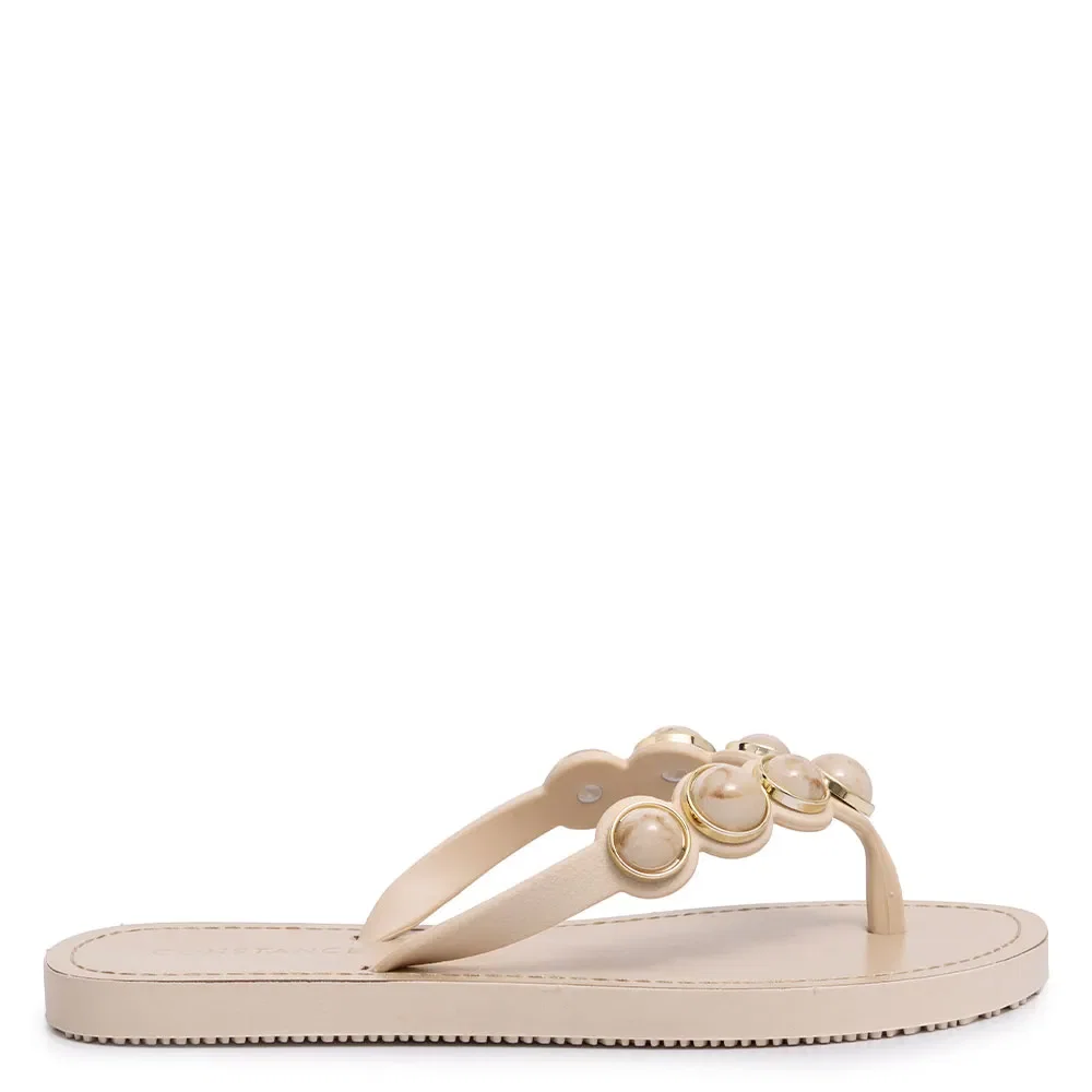 Chinelo Off White Esferas