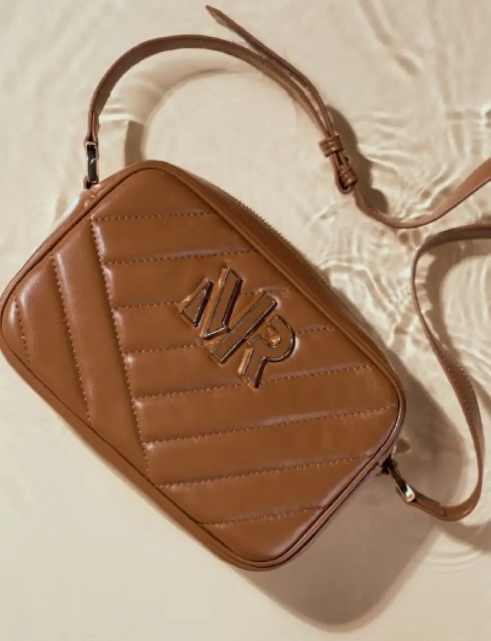 Bolsa Morena Rosa Transversal Logo Mr Caramelo