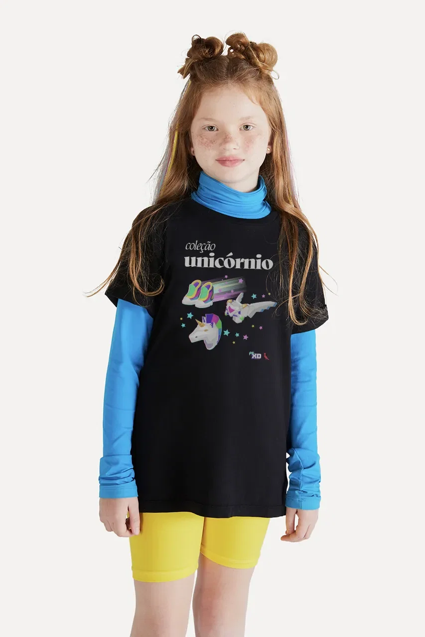 Camiseta Mini Coleção Unicórnio Pk Xd — imagem 1