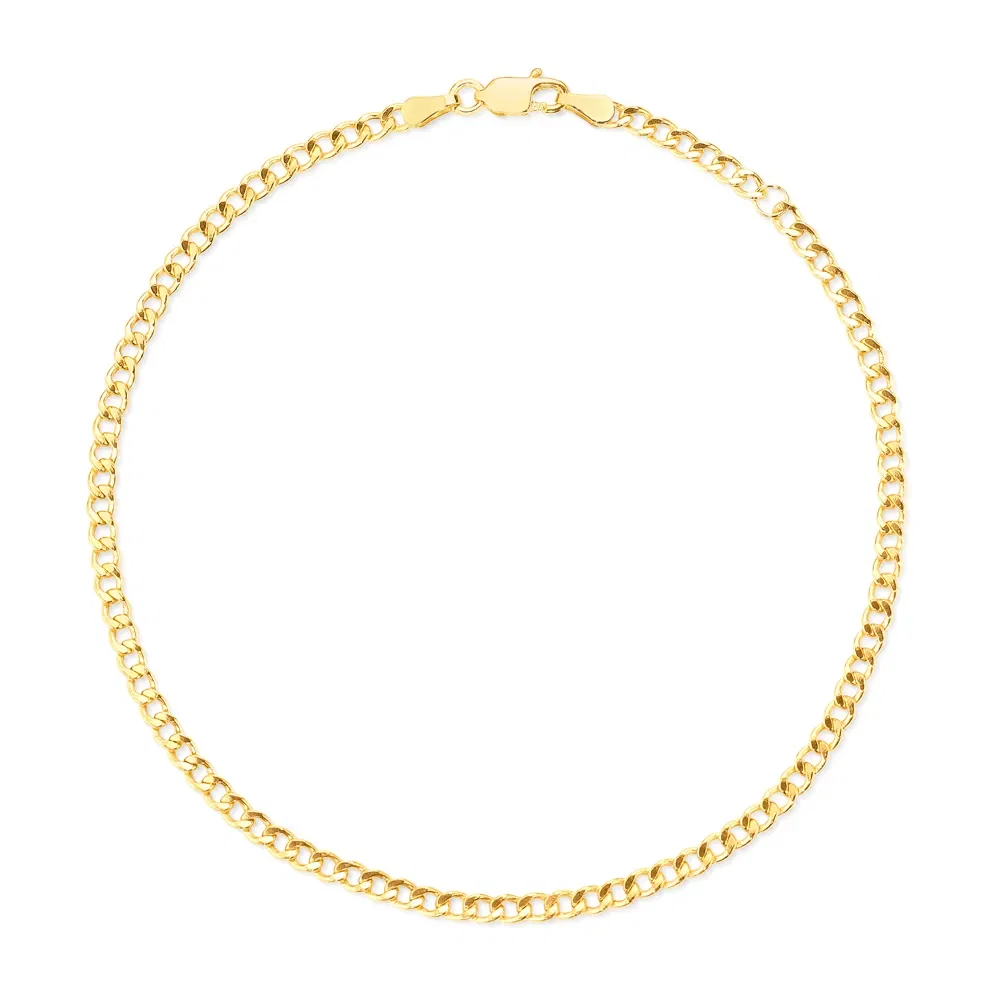 Tornozeleira Ouro Amarelo 25 cm