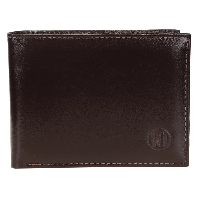 Carteira Couro Masculina Porta Moeda Interno
