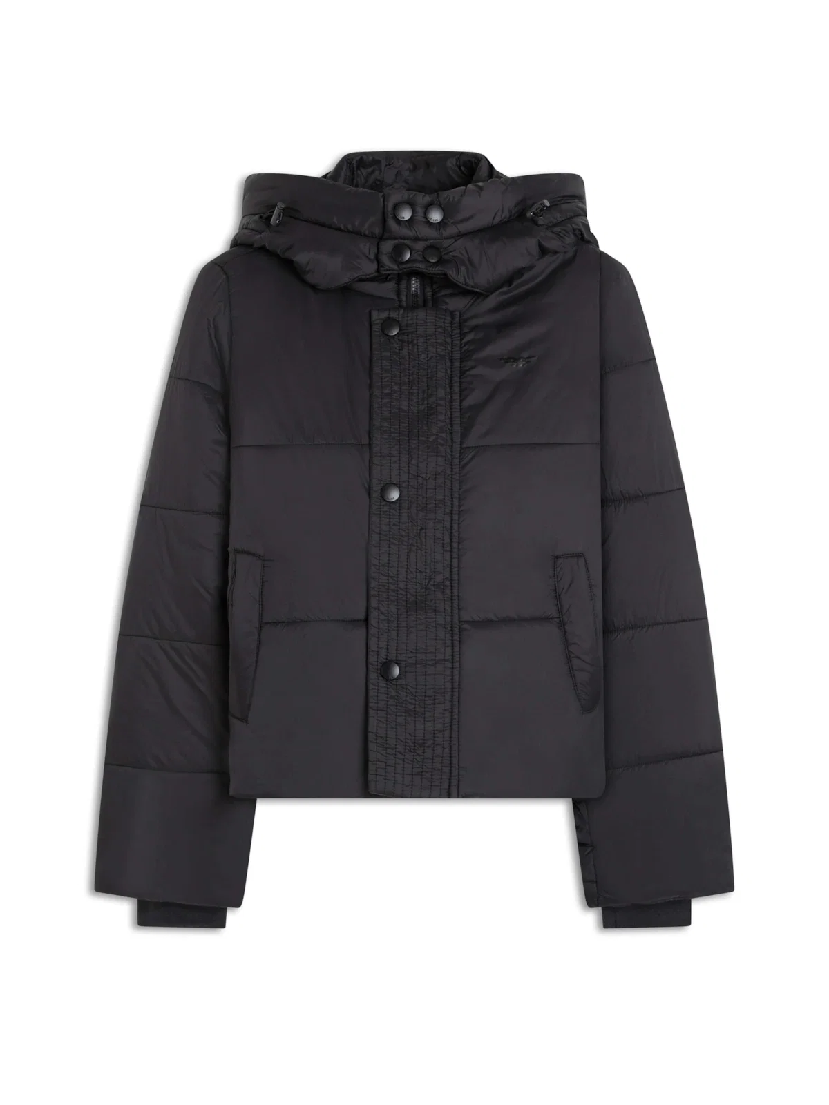 Jaqueta Puffer Hood Preto — imagem 1