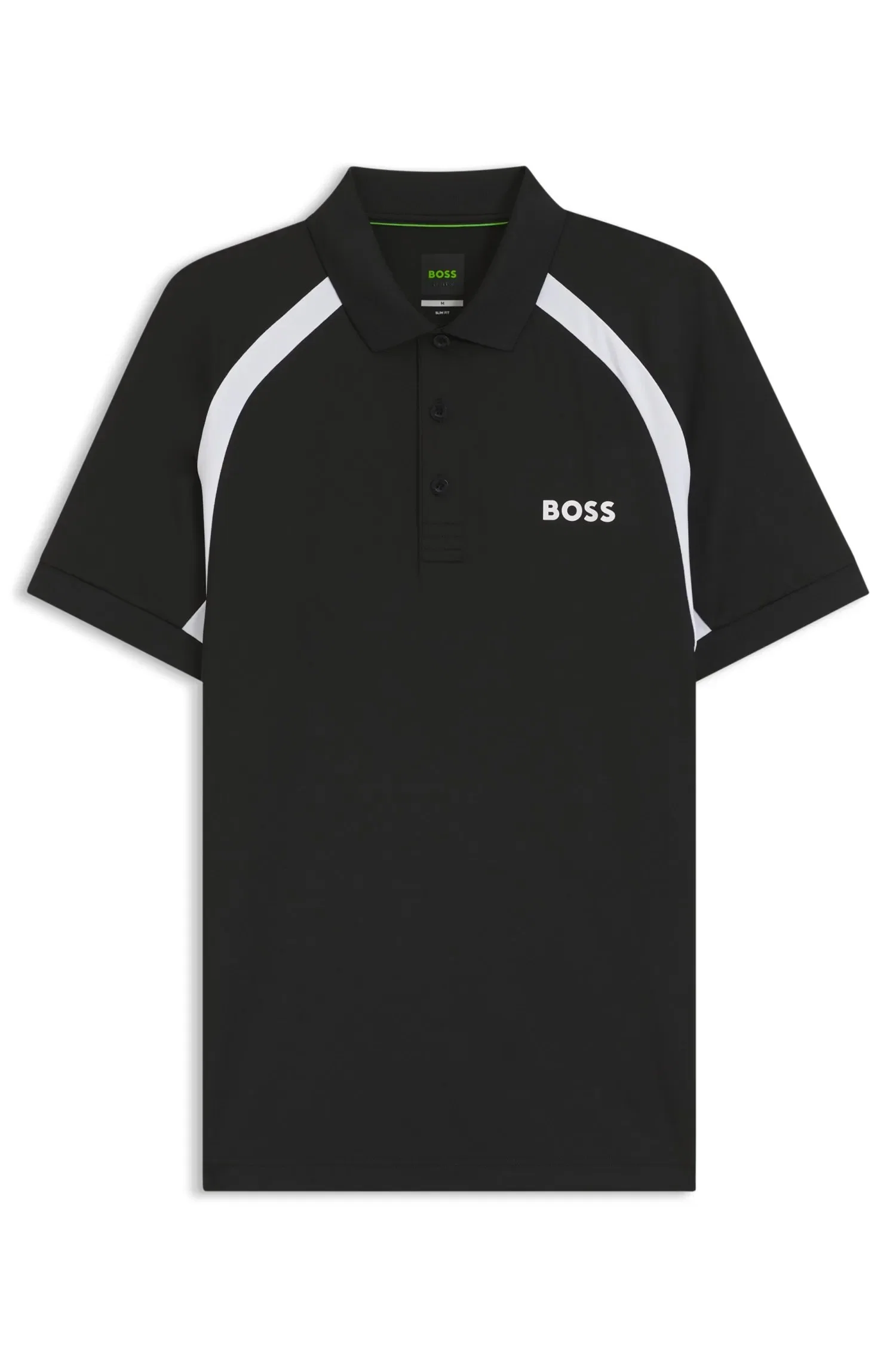 Polo Slim Fit De Secagem Rápida Em Algodão Elástico — imagem 1