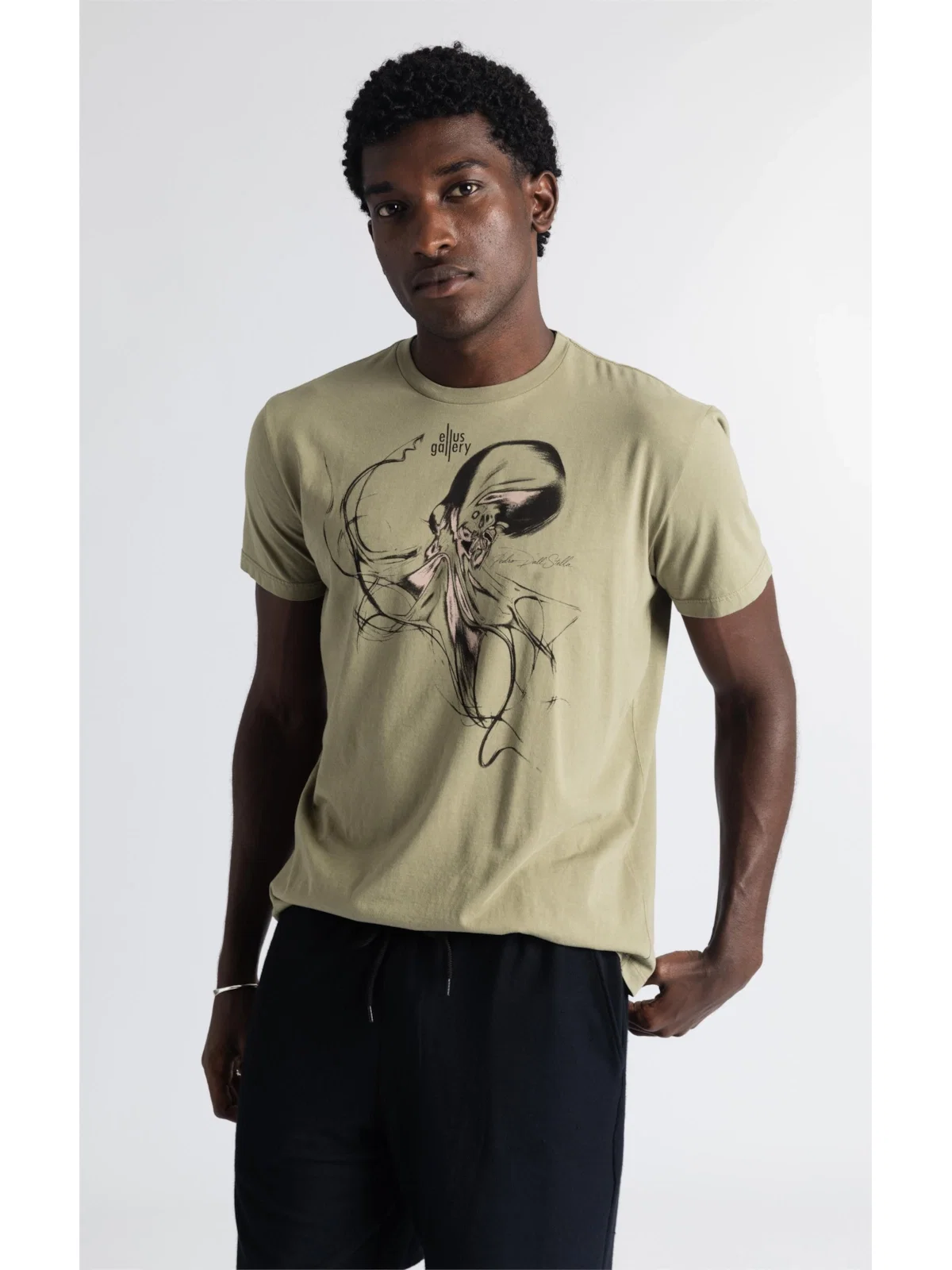 T-Shirt Octopiuuss Gallery Classic Pistache — imagem 1