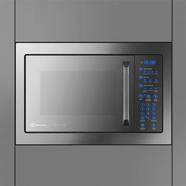 Micro-ondas Electrolux 34L cor Inox Home Pro com Grill e Função Tira Odor (MX43T) — imagem 1