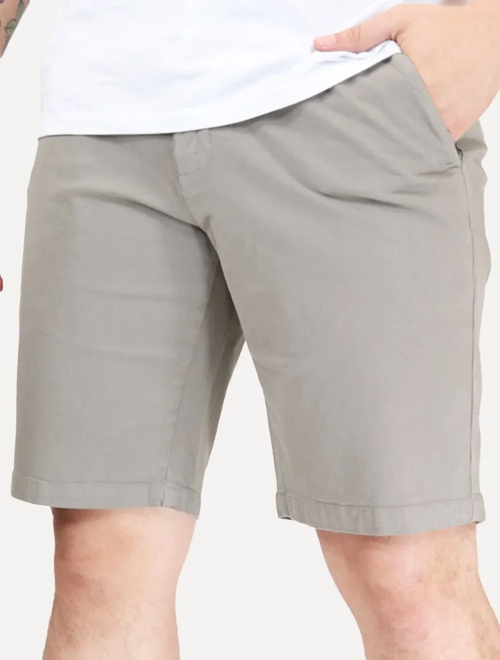 Bermuda Reserva Masculina Casual Copper Cinza — imagem 1