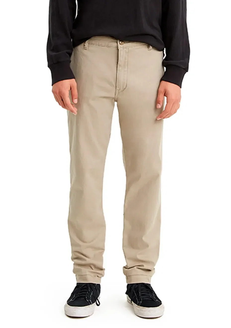 Calça Levis Masculina de Sarja XX Chino Standard Cáqui