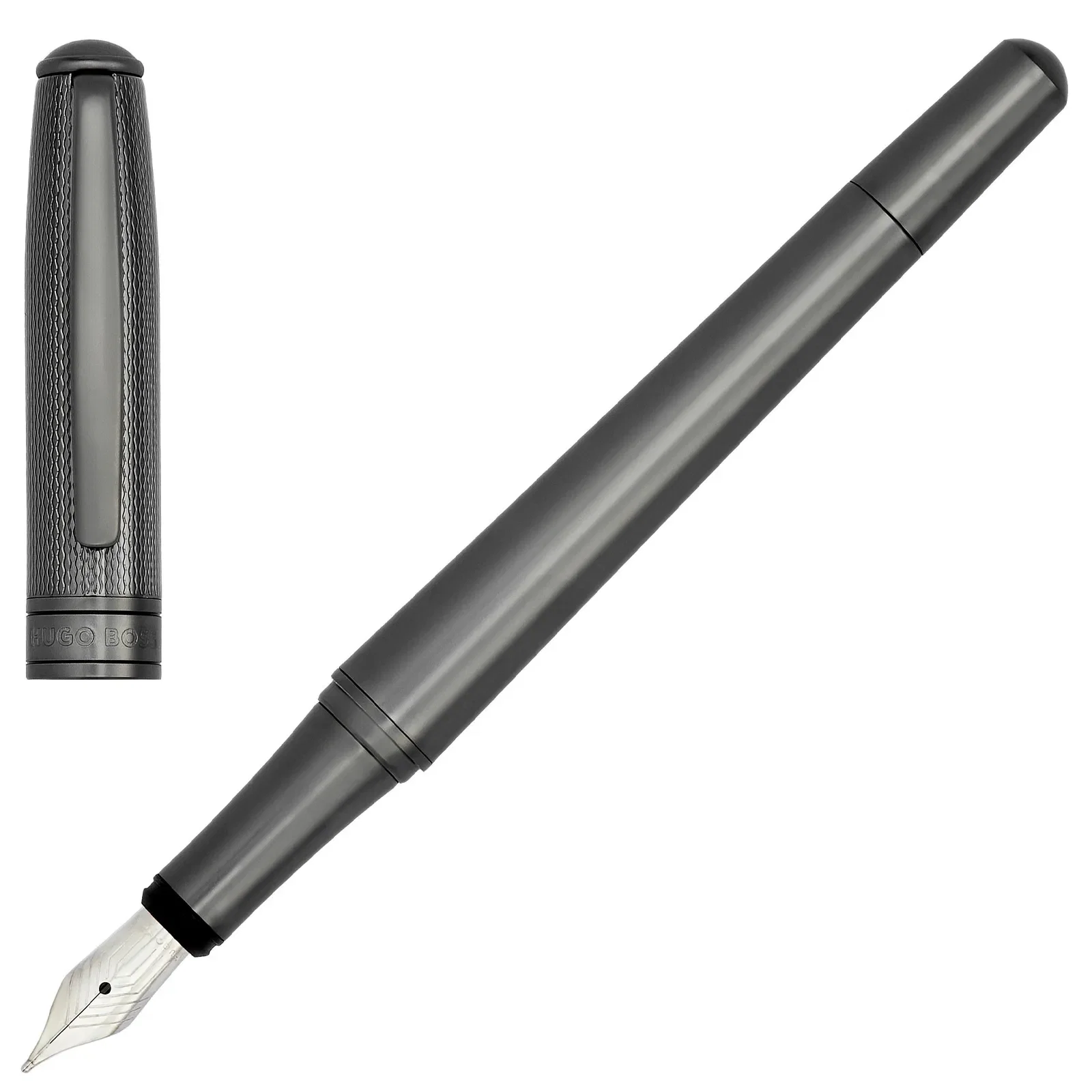 Caneta Hugo Boss Metal Cinza Escuro Hsy4872d — imagem 1